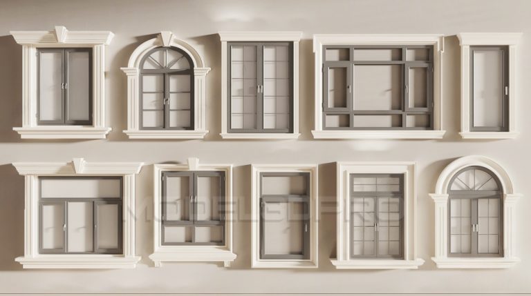 Window 3D models 6211 NghiaHouse-Model3dpro