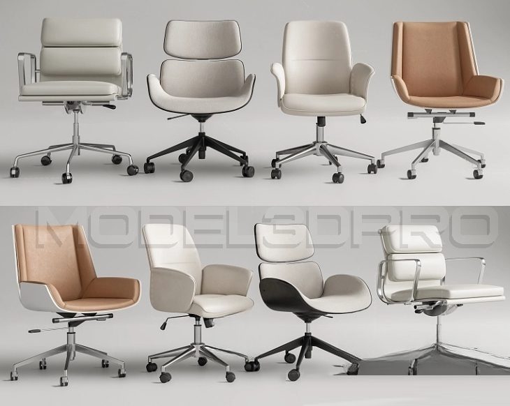 Office-chair 3D models