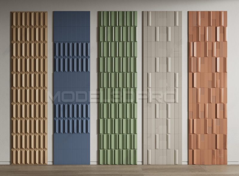 Panelling 3D Models for Download 6283 NghiaHouse-Model3dpro