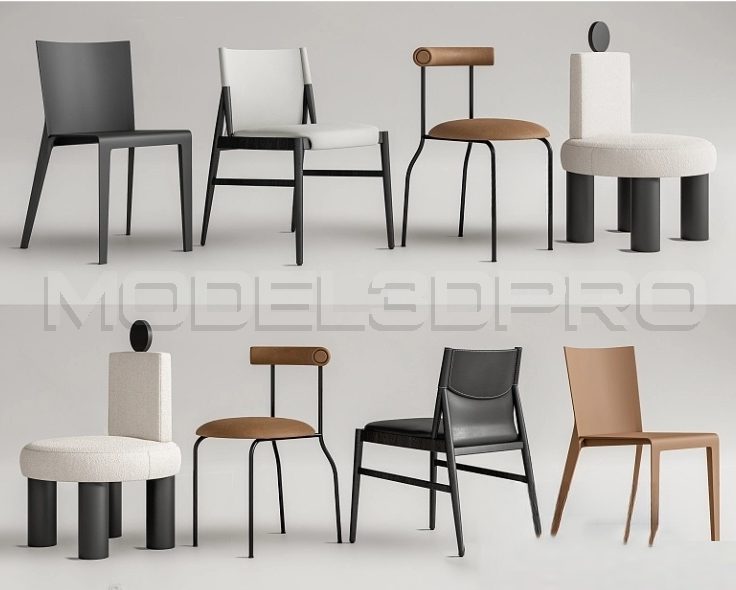 Chair 3D models 6271 NghiaHouse-Model3dpro