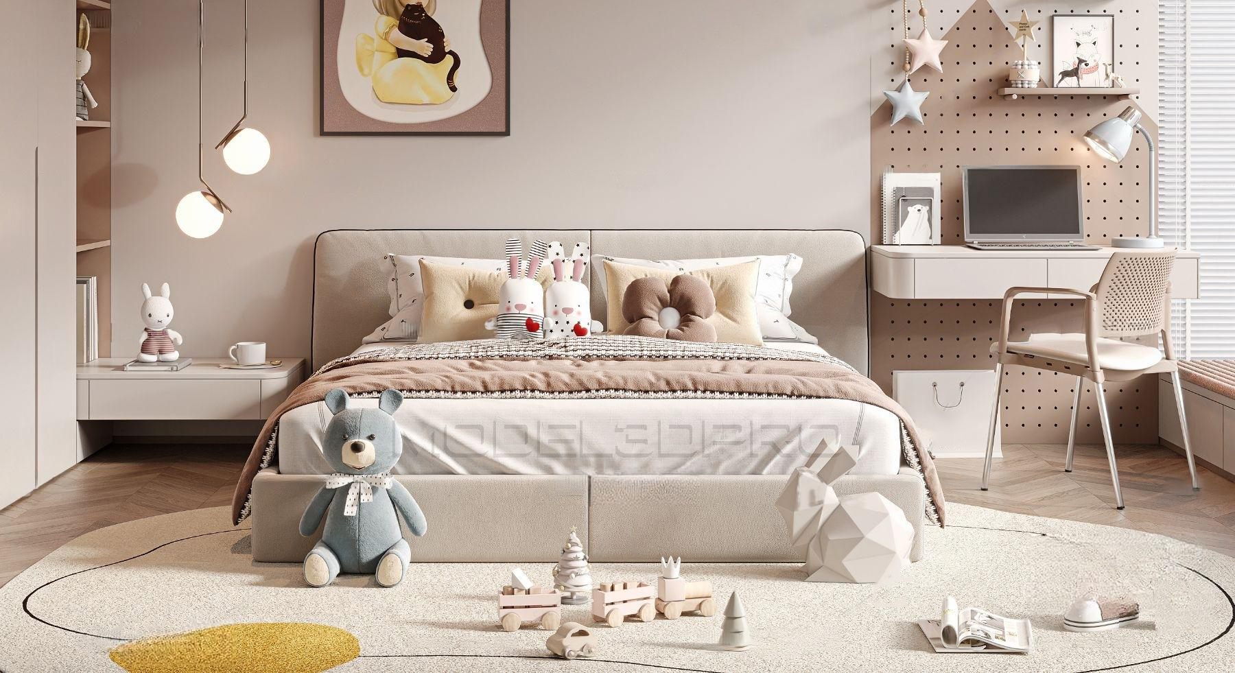 Children'S Bedroom SketchUp Models for Download 8022