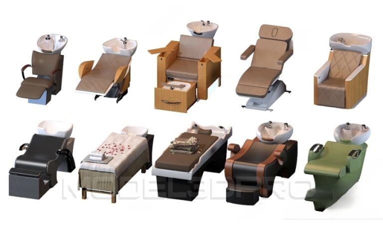 spa chair 3d model 6035