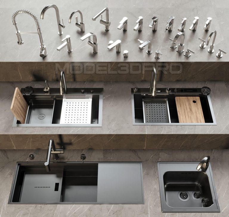 3D Lavabo Models 8073