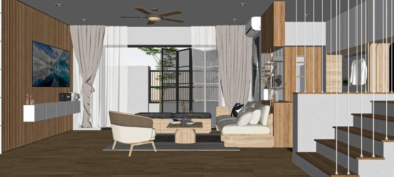 Interior Apartment Scene Sketchup Models Free download