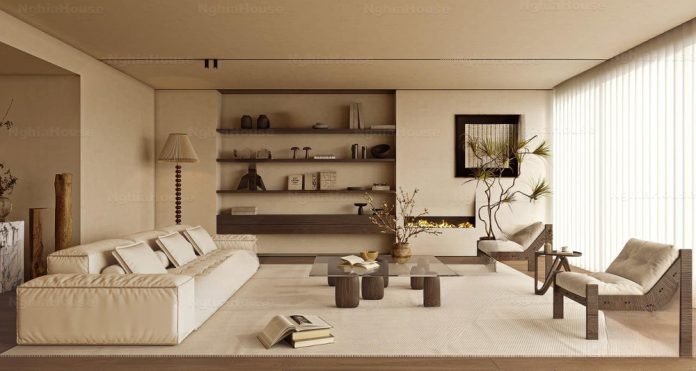 BUY SET 30 Wood Interior 3D Models 2024 3D Models Free 3D Models   A Living Room Free 3D Models Download 1 696x371 