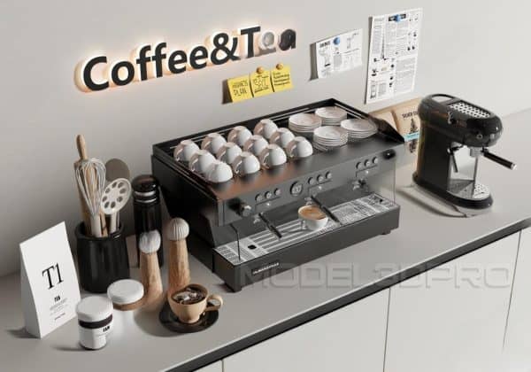 Coffee Maker 3D Models for Download