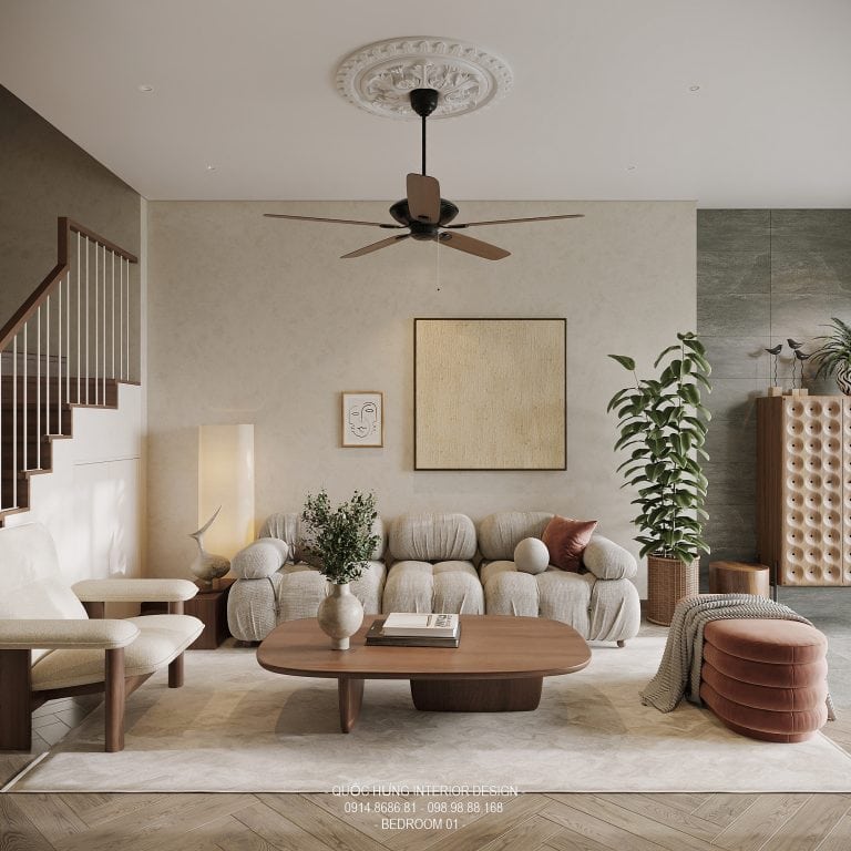 Living Room Scene 3D Models for Download By Nguyen The Dinh