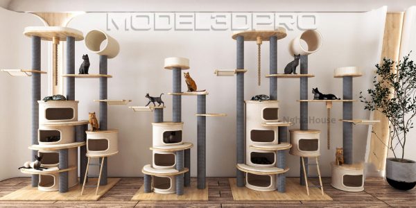 Cat Tree 3D Models for Download