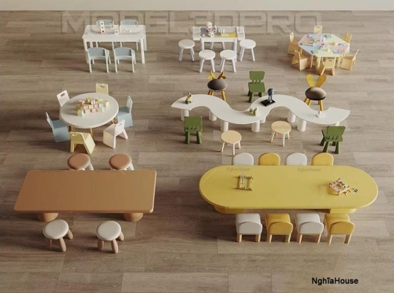 Children’S Table 3D Models for Download