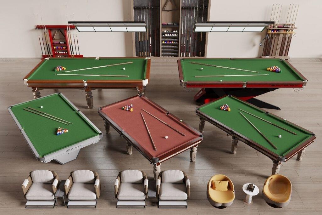 Pool table 3D Models