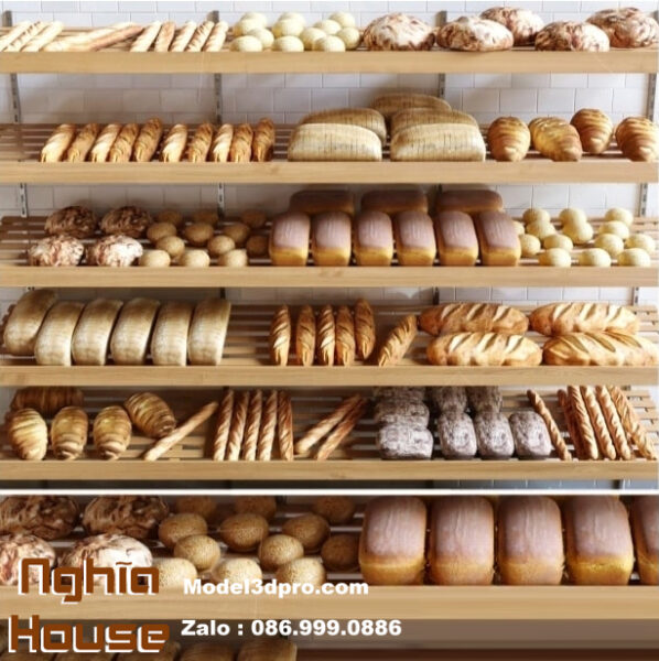 3D Bread Models - Browse & Download Formats