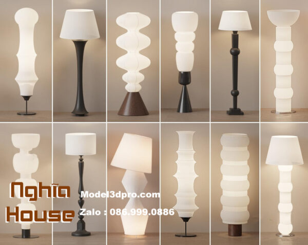 All 3d Floor lamp model free download