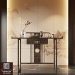 3D Model Asian Style Wooden Console Table_HJI4803718722539-VR