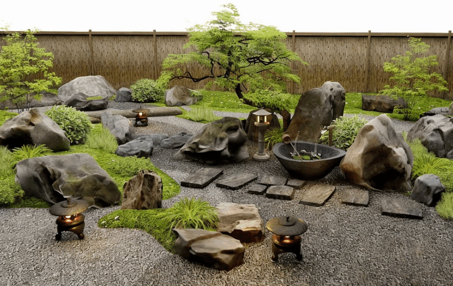 3D Model Japanese Zen Garden – 3ds Max_HJI4803716049987