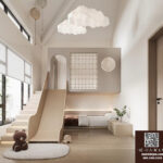 3D Model Kids Bedroom with Slide – Modern Interior Design (Corona Render)_8944