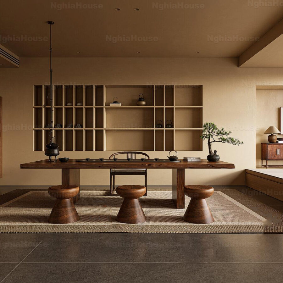 3D Model - Minimalist Japanese Tea Room Interior_101276702 VR
