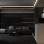3D Model Modern Dark Living Room Interior - 3ds Max_1116298822 CR