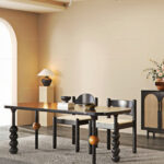 3D Model Modern Dining Table and Chairs Set - 3ds Max_115760988