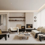 3D Model Modern Living Room – 3ds Max V-Ray Interior Scene_4358