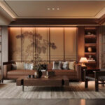 3D Model - Modern Luxury Living Room Interior  Corona Render_HJI4803716552007