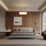 3D Model - Modern Minimalist Bedroom Interior Design_107371210