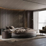 3D Model Modern Round Bed_IDC1115724952