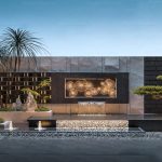 3D Model - Modern Zen Garden with Water Fountain Vray Render_HCI4803713614371