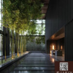 3D Model Scene – Modern Interior with Bamboo  3ds Max Corona_1404 CR