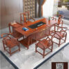 Free 3D Model Wooden Tea Table Set | Bộ Bàn Ghế Trà Gỗ 3D