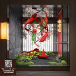 3D Model – Artistic Koi Fish Interior Decoration Scene_4417 VR