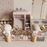 3D Model – Kids Indoor Playground  3ds Max & Corona Render_105409230