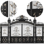 3D Model – Luxury European Iron Gate 3ds Max Corona_HCH480371407975