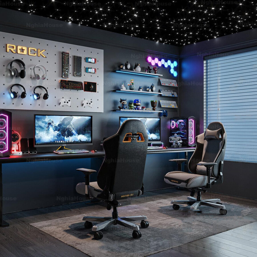 3D Model – Modern Gaming Room Setup Vray Render