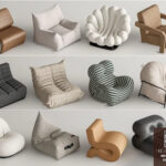 3D Model – Modern Lounge Chairs Collection 3ds Max V-Ray_5224