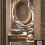 3D Model – Zen Style Bathroom Vanity with Stone Basin (3ds Max + V-Ray)_HCI4803711406203