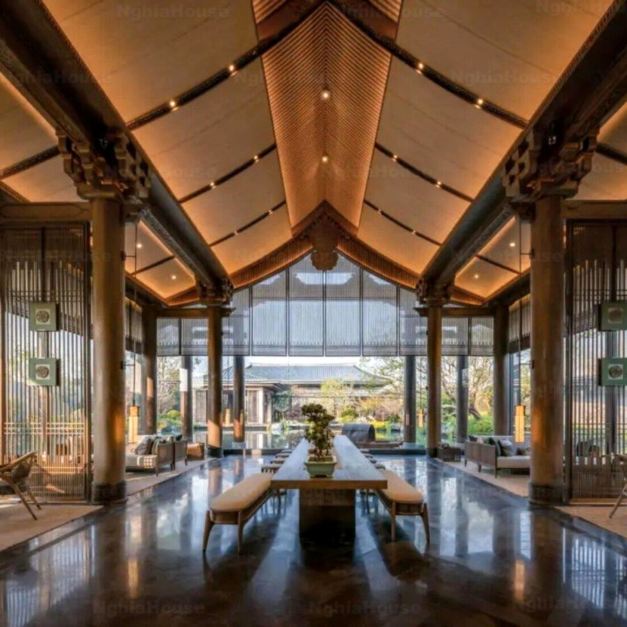 3D Models Vray – Luxury Asian Style Interior Hall_ID111104881 VR_ID111104881