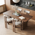 3D Models – Wooden Dining Table & Chairs Set Scandinavian Style_4241