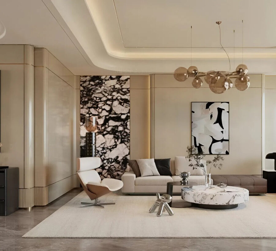 3ds Max Model  Modern Living Room Interior Corona Render_3544 CR