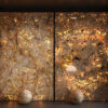 Golden Marble Wall Texture with Lighting Effect_15593723
