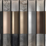 Luxury Marble and Metal Wall Panel Set - 3D Model_102195636