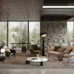 Modern Luxury Living Room Interior - 3D Model_HCH480371962790