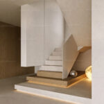 Modern Minimalist Staircase with LED Lighting - 3ds Max Model_111368951