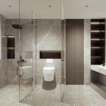 3ds Max Bathroom Model – Modern Marble Interior  V-Ray Render_2871