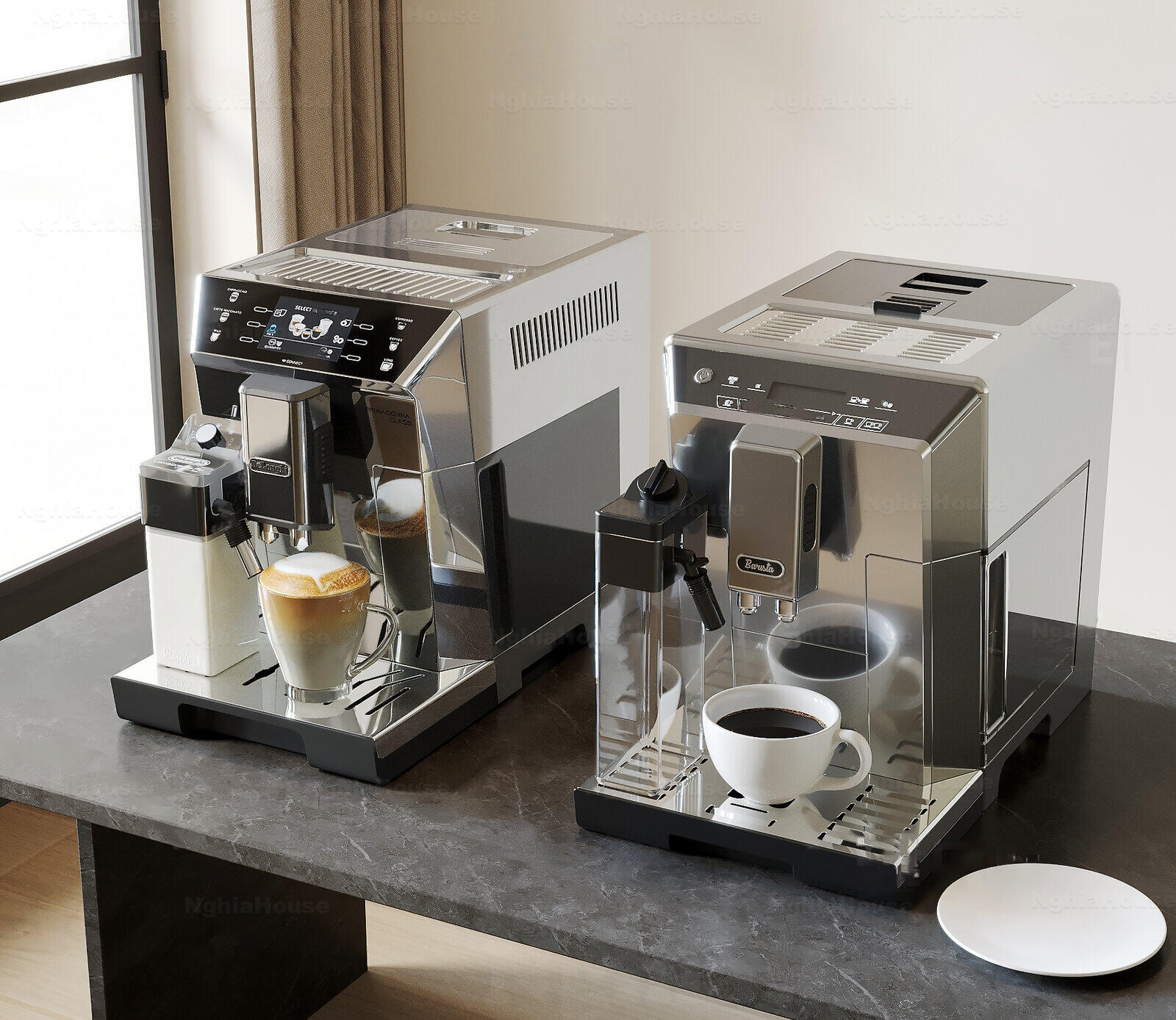 3ds Max Coffee Machine Model – V-Ray Render_2458