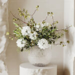 3ds Max Flower Arrangement Model – Elegant White Floral Vase Corona Render_6361