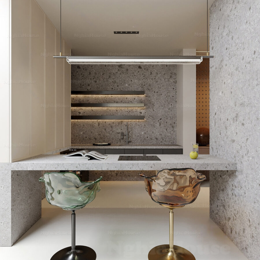 3ds Max Kitchen Interior Scene – Modern Minimalist Design Corona Render_6691