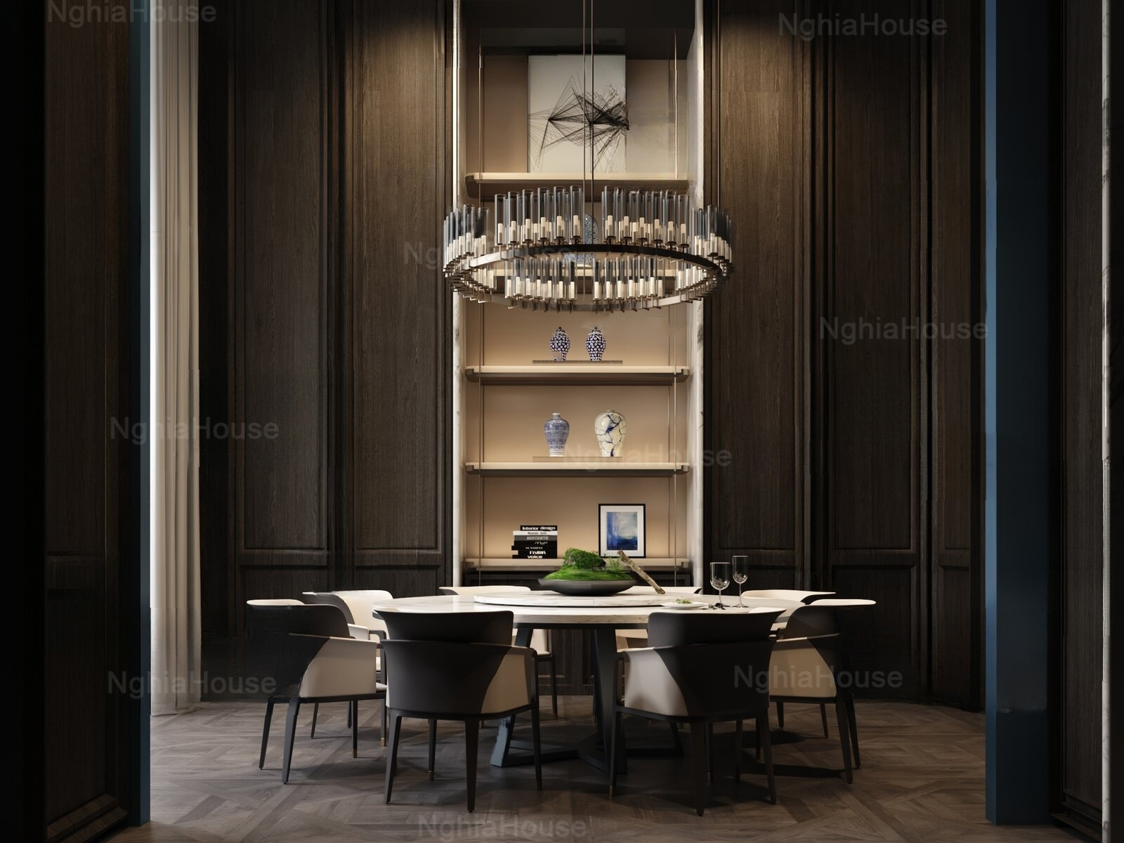 3ds Max Model V-Ray Render – Luxury Dining Room Interior Design_6208