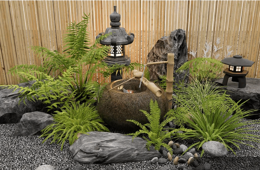 3ds Max Model – Japanese Zen Garden Scene V-Ray Render_0209