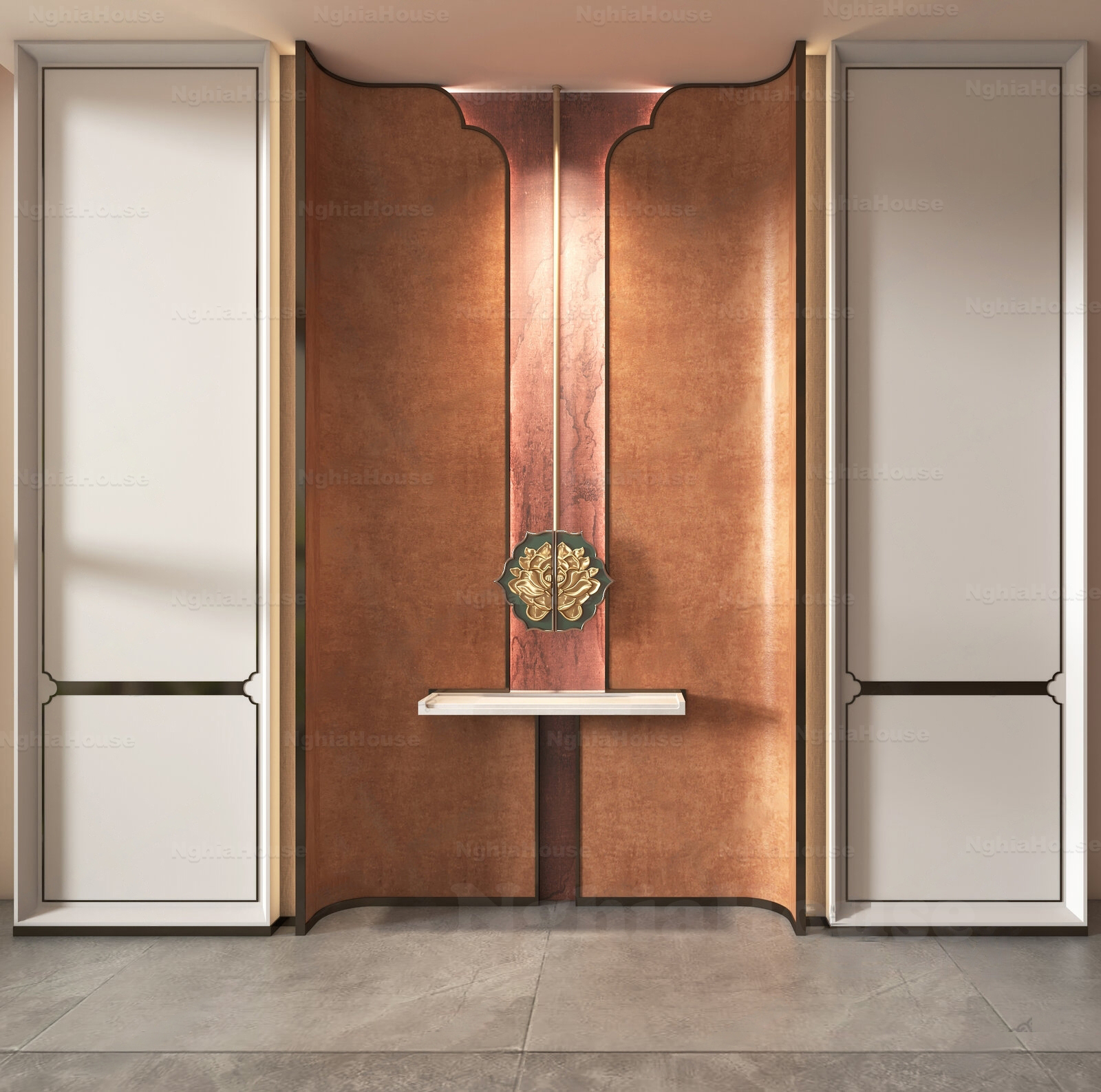 3ds Max Model – Luxury Wall Panel Design V-Ray Render_3069