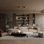 3ds Max Model – Modern Luxury Living Room_4861